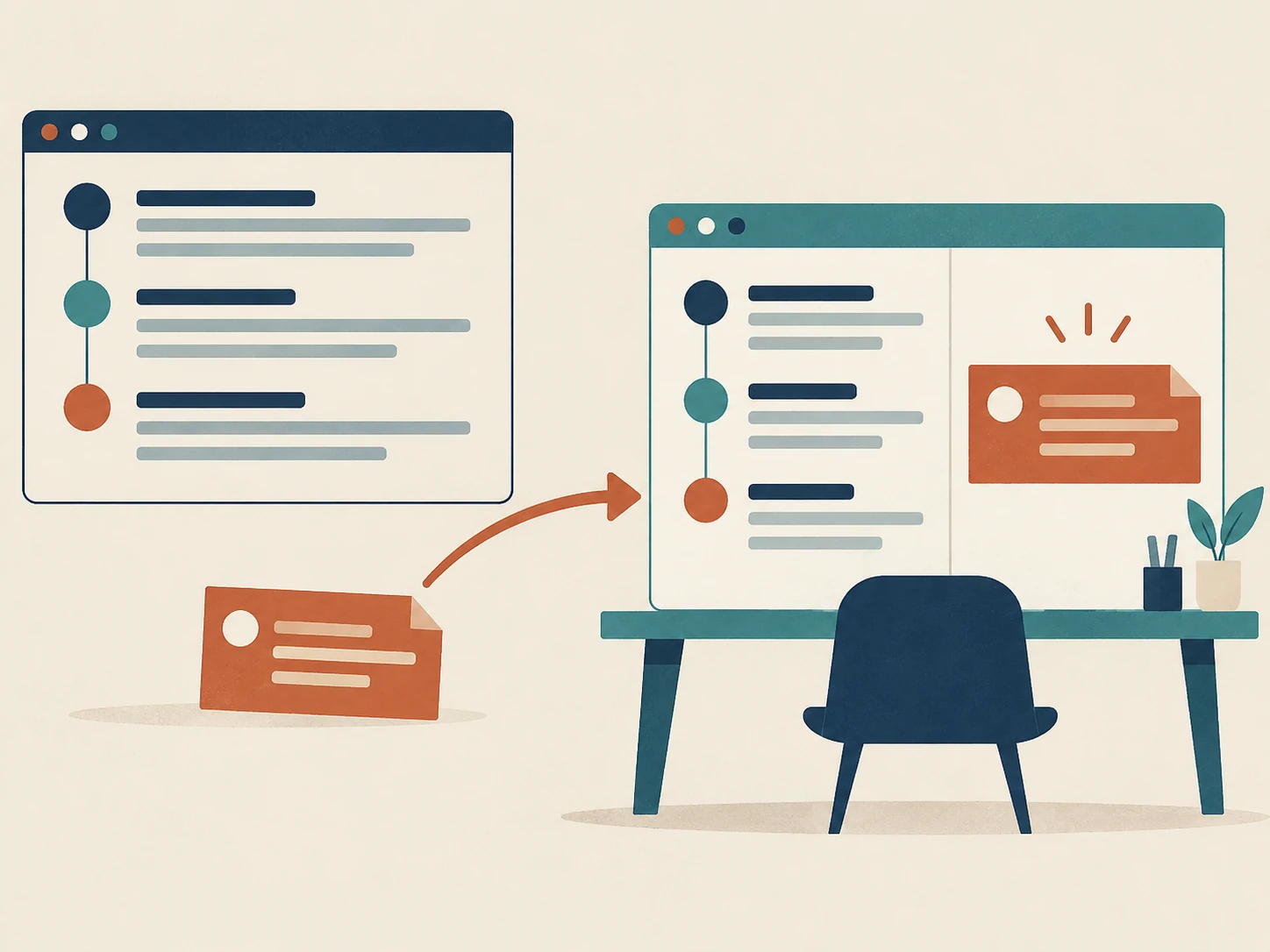 An amendment omitted from an earlier request is retrieved into a later workbench without changing the earlier request.